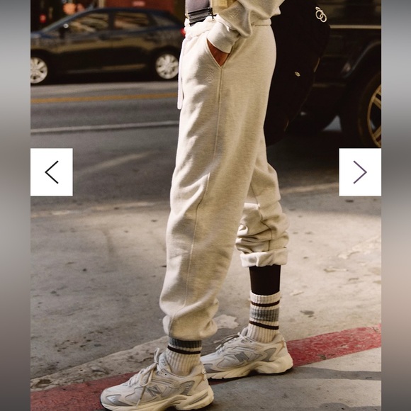 FP Movement For The Win Joggers, Oatmeal Heather, Size M - Picture 4 of 13